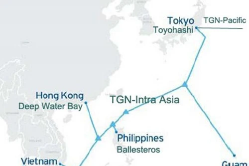 Cáp quang biển IA, APG cùng gặp sự cố