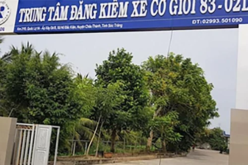 Trung tâm đăng kiểm ở tỉnh Sóc Trăng bị đình chỉ 3 tháng