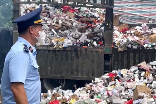 Tiêu hủy hơn 91.000 sản phẩm mỹ phẩm vi phạm