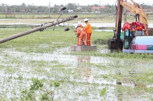 Bão số 5 gây sự cố trên đường dây 500kV, hơn 2 triệu khách hàng bị mất điện