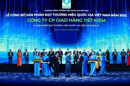 Giao Hàng Tiết Kiệm được vinh danh Thương hiệu quốc gia 2022