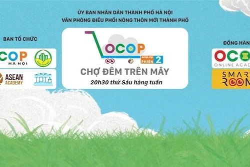 Hà Nội: Thí điểm mô hình "Chợ đêm trên mây"