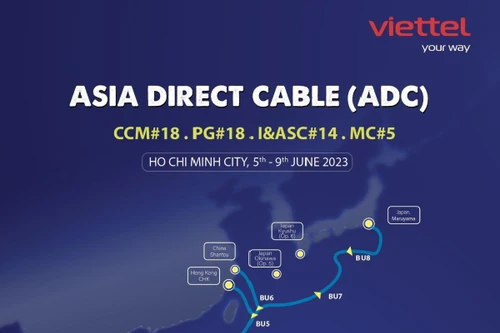 Cáp biển ADC dự kiến đi vào hoạt động năm 2024