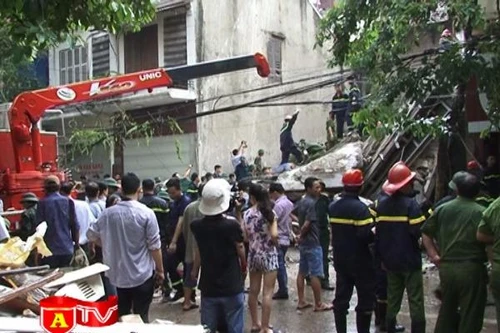 Xác định nguyên nhân vụ sập nhà ở phố Cửa Bắc, Hà Nội 