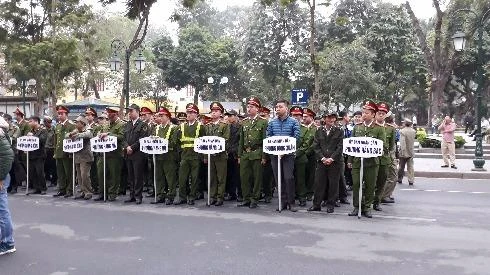 Ra quân đảm bảo trật tự, văn minh đô thị quận Hoàn Kiếm