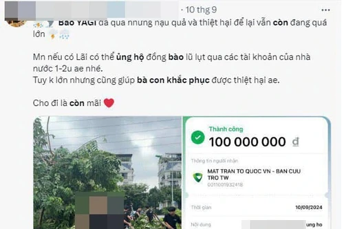 Mới: Bộ Công an tiếp nhận, giải quyết tin tố giác về hành vi ‘phông bạt’, sửa chữa biên lai chuyển khoản từ thiện