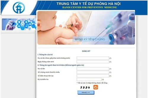 Ngày 3-2, Hà Nội nhận đăng ký tiêm vaccine pentaxim đợt 2