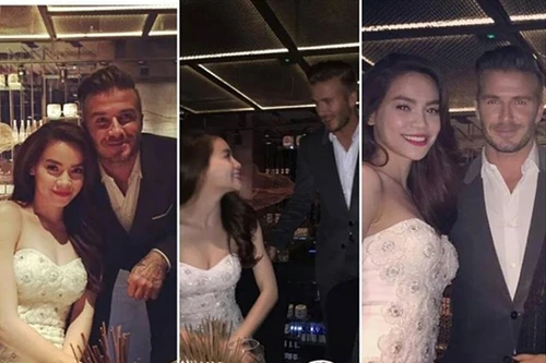 Beckham khen Hồ Ngọc Hà xinh đẹp