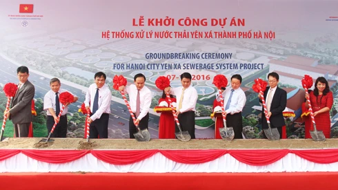 Khởi công dự án làm sống lại các con sông tại Thủ đô