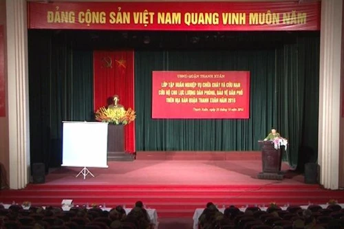 Cảnh sát PC&CC số 8 tập huấn PCCC trên địa bàn