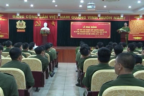 Xây dựng lực lượng công an xã, đáp ứng yêu cầu nhiệm vụ trong tình hình mới