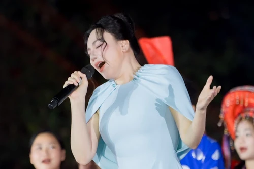 Hồ Quỳnh Hương gây xúc động khi hát về tình mẫu tử tại đêm nhạc "Sáng đạo trong đời"