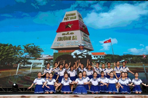 Chương trình nghệ thuật "Biển, đảo quê hương" truyền tải thông điệp về hành tinh xanh