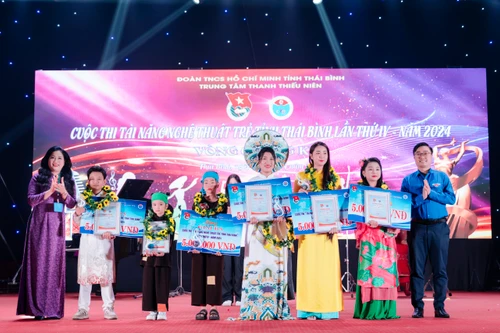 NSND Quốc Hưng bất ngờ trước các tài năng nghệ thuật trẻ của Thái Bình