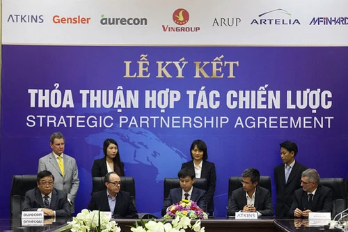 Vingroup ký thỏa thuận chiến lược với 8 đối tác hàng đầu thế giới trong lĩnh vực xây dựng