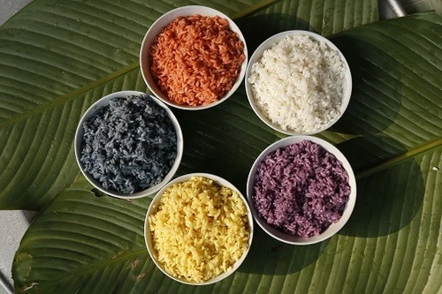 Những món xôi sắc màu