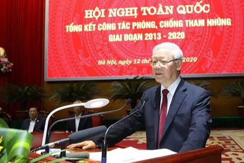 Tổng Bí thư, Chủ tịch nước Nguyễn Phú Trọng: Chống tham nhũng quyết liệt, củng cố niềm tin vào sự lãnh đạo của Đảng