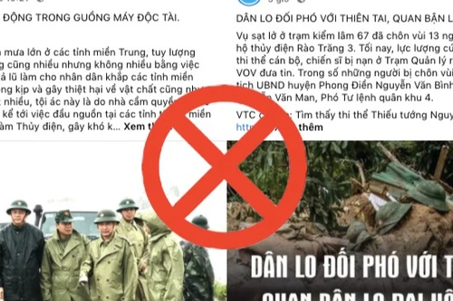 Bình tĩnh, tỉnh táo trước thông tin xấu độc 