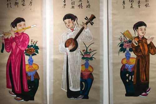 Những người “giữ lửa” cho tranh dân gian Hàng Trống