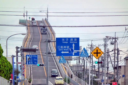 Đứng tim "leo dốc" trên cây cầu nguy hiểm bậc nhất thế giới