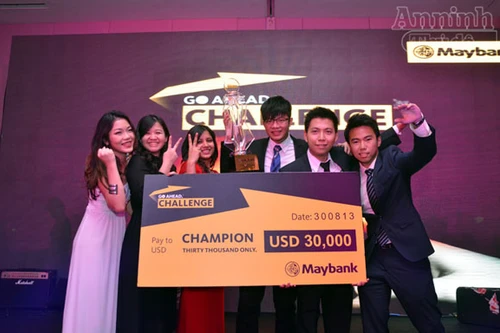 Sinh viên Việt Nam giành giải nhất cuộc thi “Maybank Go Ahead Challenge 2013”