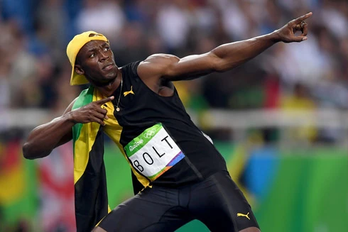 "Tia chớp" Usain Bolt đi vào lịch sử Olympic