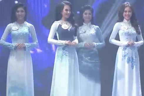Hoa hậu Việt Nam 2016: Thướt tha với tà áo dài Việt Nam