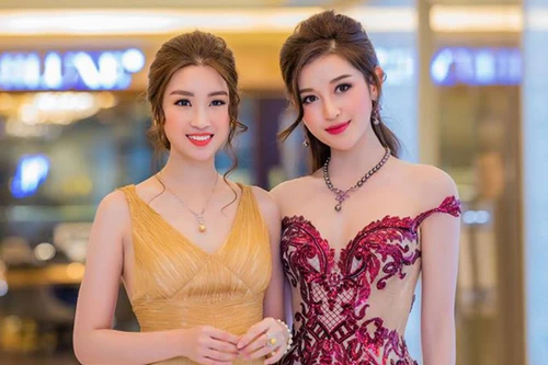 Á hậu Huyền My rạng ngời "đọ sắc" với Hoa hậu Đỗ Mỹ Linh