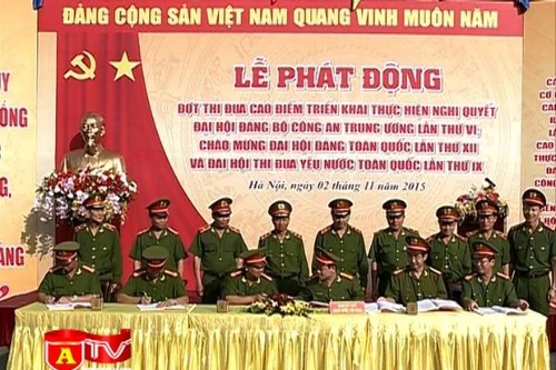 Bộ Tư lệnh CSCĐ phát động đợt thi đua cao điểm