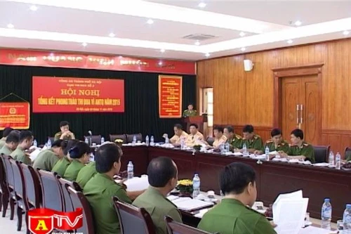 Cụm thi đua số 3 CATP Hà Nội tổng kết phong trào thi đua Vì An ninh Tổ quốc