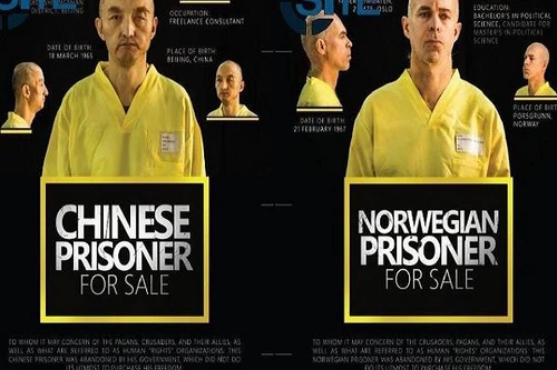 IS rao bán 2 con tin Trung Quốc và Na Uy