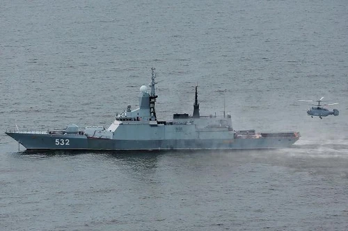 Lộ bộ ảnh mãn nhãn về tàu hộ tống hiện đại nhất của Nga