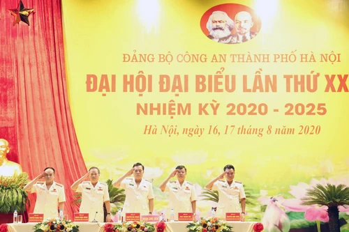 Hôm nay 17-8-2020: Khai mạc Đại hội Đảng bộ Công an TP Hà Nội lần thứ XXVIII nhiệm kỳ 2020-2025