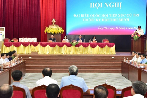 Phải có tiến độ giải quyết cụ thể các kiến nghị của cử tri