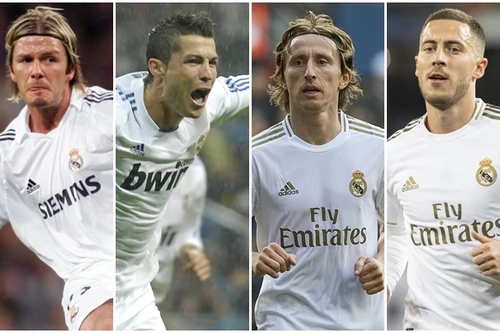 [ẢNH] Beckham, Ronaldo, Hazard và những ngôi sao Real Madrid "đánh cắp" từ Premier League