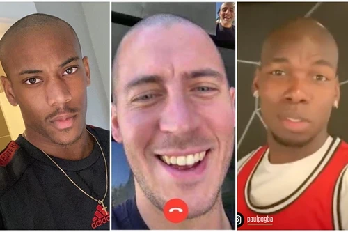 [ẢNH] Các sao bóng đá đua nhau cạo trọc đầu