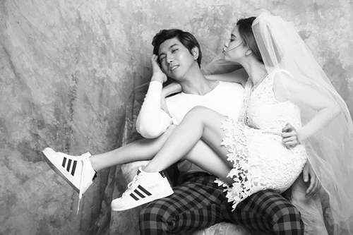 Trương Quỳnh Anh - Tim tung ảnh cưới đầy ngộ nghĩnh 