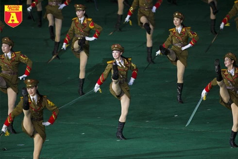 Giật mình với vẻ đẹp mỹ miều của nữ binh sĩ Triều Tiên