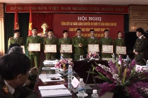 Tổng kết công tác luân chuyển giảng viên trẻ Học viện CSND đi thực tế