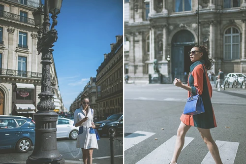 Hồng Quế tự tin sải bước trong những ngày chớm đông Paris