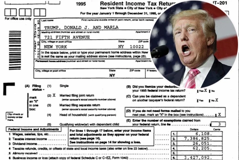 Tình tiết ly kỳ sau vụ lộ hồ sơ thuế chấn động của ông Trump