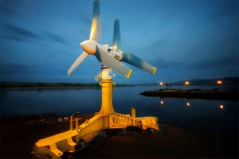 Điện làm từ sóng biển và thủy triều