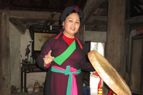 Vợ chồng chị Hai Thềm và duyên quan họ