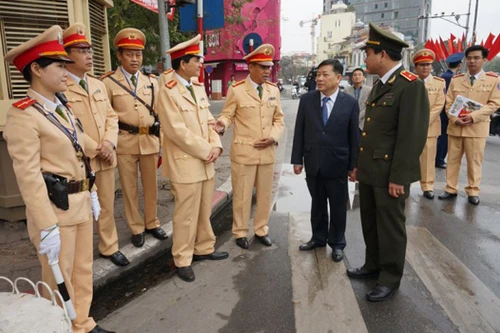 CSGT Hà Nội ra quân đảm bảo ATGT sau Tết