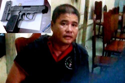 Khống chế kẻ "múa" súng tại trụ sở UBND quận làm hàng chục người khiếp sợ