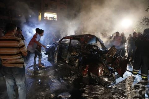 Lebanon: Nổ bom xe ở gần trạm kiểm soát quân sự