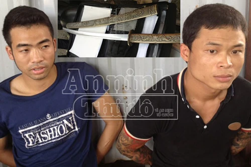 Thanh niên "cứng" vác kiếm chạy thục mạng khi gặp 141