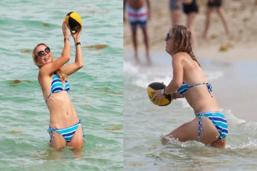 Ngắm nữ hoàng quần vợt khoe đường cong quyến rũ bên sóng biển