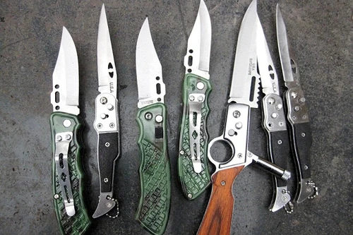 Thu giữ 4.000 con dao bấm sắc nhọn