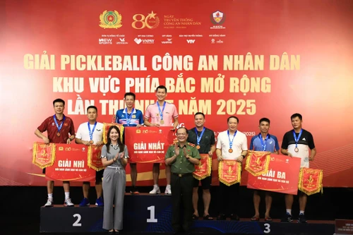 Giải Pickleball Công an nhân dân mở rộng lần I năm 2025 diễn ra thành công